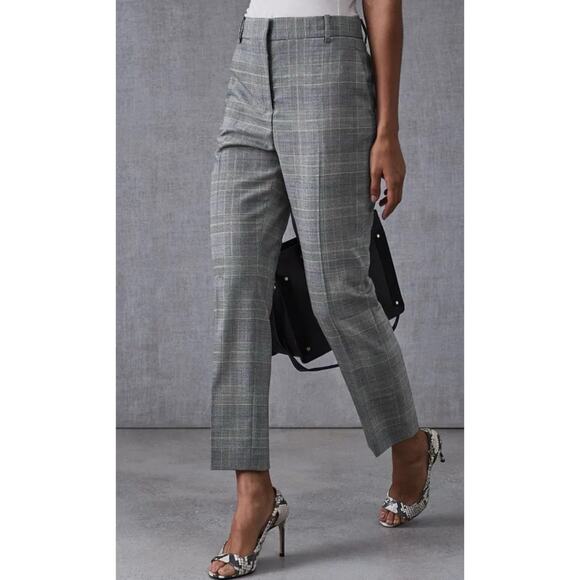 REISS Joss Trouser Slim Fit Trousers Wool Blend Career Office Women's 2 - Picture 1 of 11